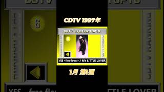 CDTV 1997年 1月 第1週 TOP10 shorts jpop jpopメドレー [upl. by Enohpesrep]