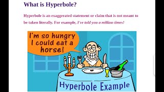 HYPERBOLE  EXAMPLES IN LITERATURE  USAGE AND FACTS [upl. by Myrvyn476]