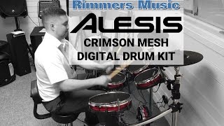 Alesis Crimson Mesh Digital Drum Kit  Rimmers Music [upl. by Karel612]