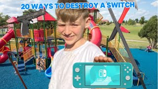 20 ways to destroy a Nintendo switchNintendoswitch ￼￼destroy [upl. by Orland]