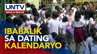 Pasok sa mga paaralan posibleng ibalik sa June to March period sa School Year 20252026 – DepEd [upl. by Drehcir]