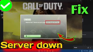 How To Fix Modern Warfare 3 Error Code 2901 Lobby Not Found Error in MW3 Cod server down problem [upl. by Assitruc]