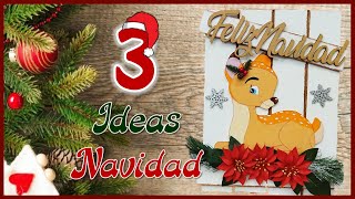 3 ELEGANTES ADORNOS PARA NAVIDAD 2024  Manualidades navideñas  Christmas crafts for the home [upl. by Shushan]