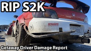 My S2000 WRECKED on TV Discovery Getaway Driver Damage Report [upl. by Neyugn]