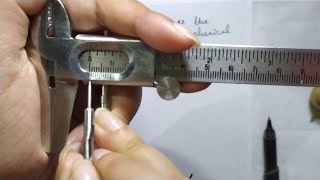 To measure the diameter of a given cylindricalspherical body by using vernier calliper [upl. by Zebada]