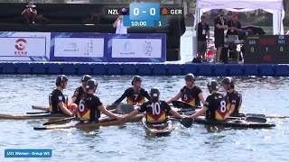 NZL vs Germany U21 Women Group WS  2024 ICF CanoeKayak Polo World Championships Deqing China [upl. by Stonwin]