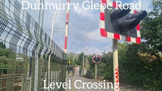 Dunmurry Glebe Road Level Crossing Belfast Thursday August 17082023 [upl. by Beryl52]