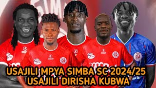 USAJILI SIMBA 2024 NA 2025 Orodha Majina Ya Wachezaji Waliosajiliwa Simba SC Usajili Simba Leo [upl. by Conners785]