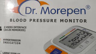 dr morepen BP monitor machine unboxingreview unboxing health medical [upl. by Zosema]