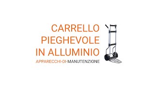 Carrello pieghevole in alluminio  apparecchidimanutenzioneit [upl. by Queri578]