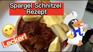 Spargel Schnitzel Rezept [upl. by Princess]