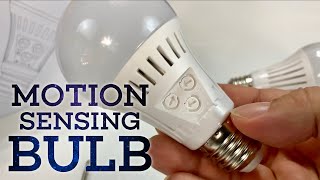 Motion Sensor LED Light Bulbs Review [upl. by Eimmis690]