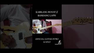 Kabilang Buhay  Bandang Lapis Live Wish 1075 Bus  Guitar Intro amp Solo Cover ♥️🎸🎶 [upl. by Eiromem]