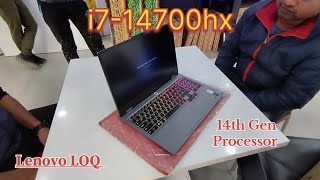 14th generation i7 laptop  Lenovo LOQ  83DV007FIN  14th generation processor lenovo gaming [upl. by Yorztif288]