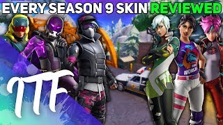 Every Season 9 Skin REVIEWED Fortnite Battle Royale [upl. by Strang]