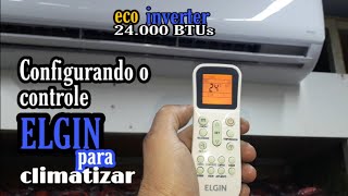 Configurar o ar condicionado ELETROLUX para gelar MUITOOOO [upl. by Lessig]