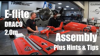 Eflite® DRACO 20m – Assembly Plus Hints and Tips with Special Guest [upl. by Ithsav]