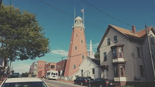 Scaling the Portland Lighthouse Observatory Portland Maine  Sept 2018 [upl. by Anyah]