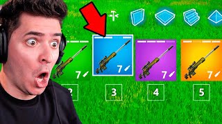 DESAFIO SÓ VALE A NOVA SNIPER DO FORTNITE [upl. by Breen]