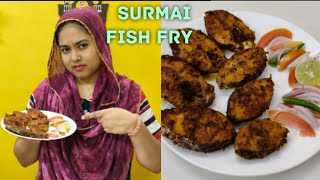 Surmai Fish Fry Recipe  Fish Fry  Masala Fish Fry Recipe Simple And Tasty 😁 [upl. by Gustie616]