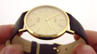 Rolex Cellini 4112 18K Gold Watch [upl. by Rustie952]