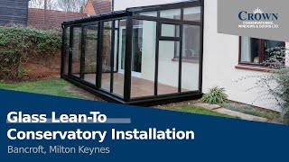 Glass LeanTo Conservatory Installation  Milton Keynes [upl. by Asselam]