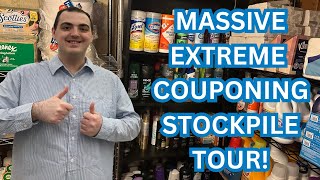 MASSIVE EXTREME COUPONING STOCKPILE TOUR  2024 UPDATE [upl. by Aydan80]