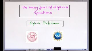 The Many Faces of Dispersive Equations  Gigliola Staffilani [upl. by Nettirb]