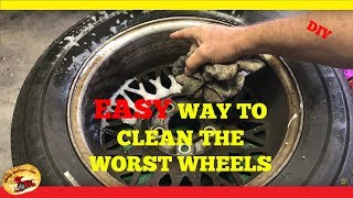 How To Clean the DIRTIEST WHEELS amp RIMS Even Baked on Brake Dust [upl. by Cavuoto]