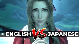 SPOILER English Versus Japanese  Aeriths Death  FF7 Rebirth [upl. by Laup]