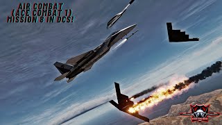 Air Combat Ace Combat 1  Mission 8 in DCS [upl. by Ynaffital]