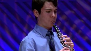 Music  Trio for Oboe Clarinet and Piano Op27 1906 by Destenay  2016 National YoungArts Week [upl. by Antonetta]