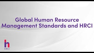 HRCI Global Standards Leadership [upl. by Giustina758]