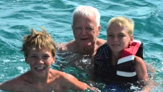 Swimming off a Boat in the Mediterranean by Cap dAgde France [upl. by Ellevehc]