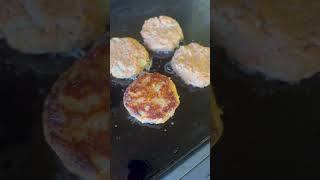 Salmon Croquette salmon breakfast recipes croquette foodie [upl. by Pan]