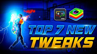 Top 7 New Tweaks for Free Fire no RECOIL Headshot In Bluestacks 5 [upl. by Gnilrets861]