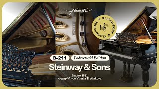 Wunderschöner detailreicher Steinway amp Sons B Flügel in der Paderewski Edition 🎹 Pianelli Klangprobe [upl. by Papst]