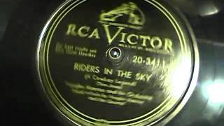 Vaughn Monroe  Ghost Riders In The Sky 78 RPM [upl. by Crescin]