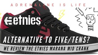 MTB Flat Pedal Shoes Review  Etnies Marana Mid Crank MTB [upl. by Grady]