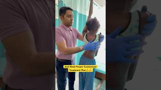 Most severe case of scoliosis chiropractic treatment by DrRavi scoliosis chiropractor trending [upl. by Vernier]