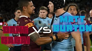 Dane Gagai vs Matt Burton  Origin Game 3  Decider 2022 [upl. by Valda]