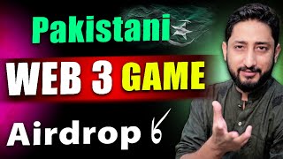 Free Crypto Airdrop by Pakistani Web 3 Game [upl. by Vitek36]