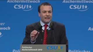 Politischer Aschermittwoch Rede von CSUNiederbayernVorsitzenden Weber [upl. by Naimerej518]