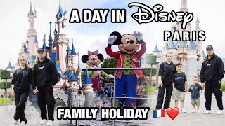 A DAY IN DISNEYLAND PARIS  FAMILY HOLIDAY  FAMILY VLOG [upl. by Aicatan]