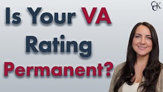 Is Your VA Disability Rating Static Protections for Your VA Rating [upl. by Henghold289]