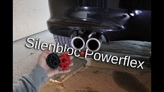 Montage dun silentbloc Powerflex sur ma Peugeot 206 RC [upl. by Korff]