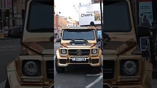 MercedesBenz G700 Brabus in Chrome Gold gwagon brabusg700 brabus [upl. by Hpeosj]