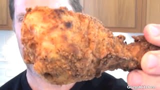 KFC FRIED CHICKEN RECIPE  Gregs Kitchen [upl. by Odlareg574]