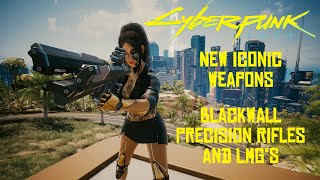 Blackwall Precision Rifles amp LMGs Achilles SOR22 Kolac Defender MA70 HB  Cyberpunk 2077 Mods [upl. by Malcolm]