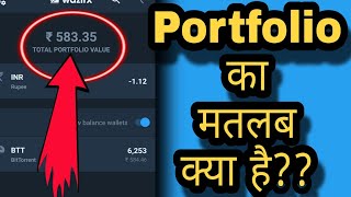 What is Portfolio  What is Portfolio in Hindi  What is Portfolio in stock marketshare market [upl. by Christie320]